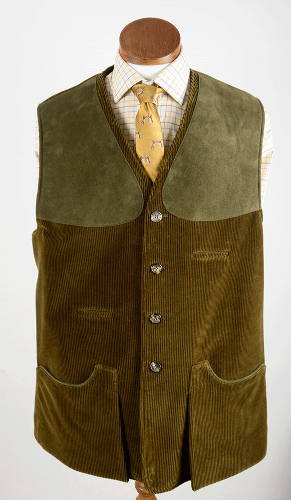 Holland & Holland Corduroy Shooting Vest