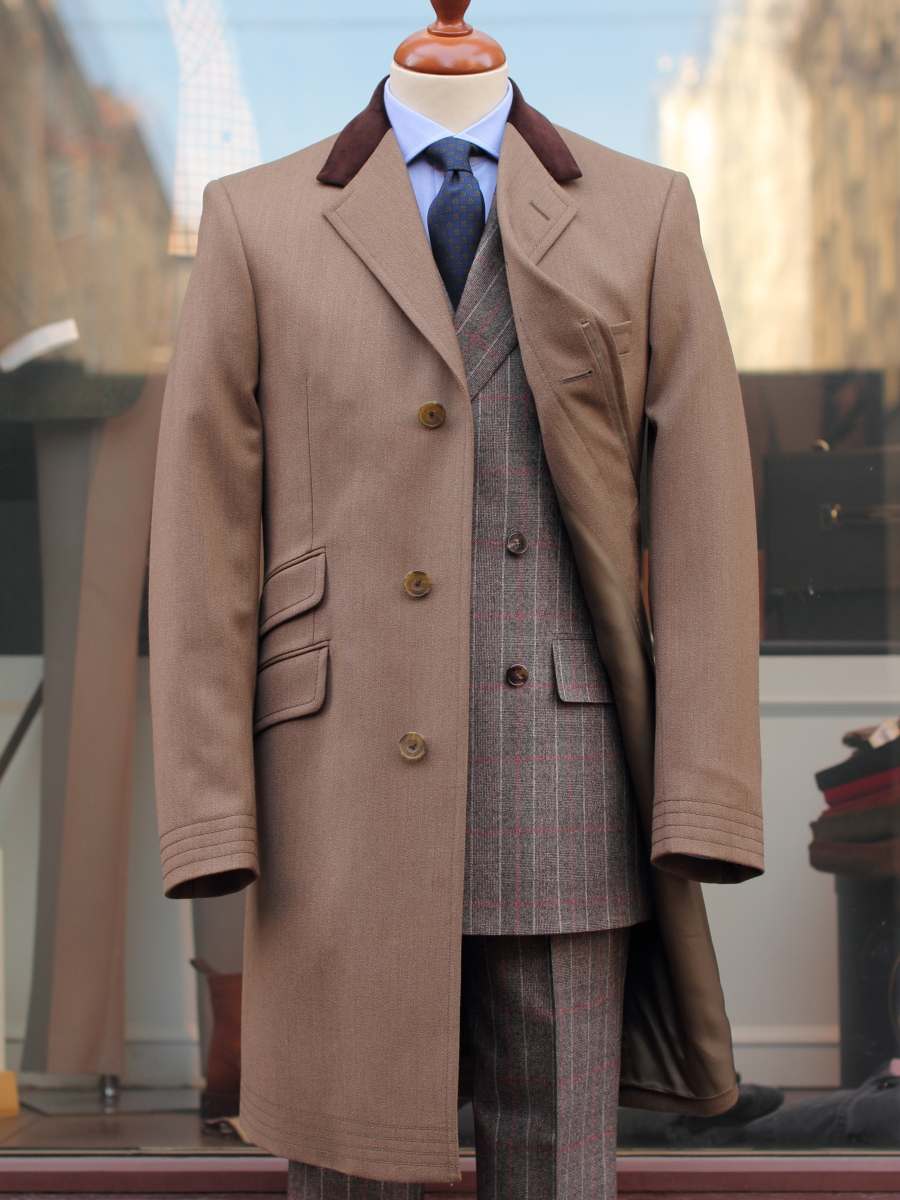 My Coveted Covert Coat and its Position in Etiquette in the UK and across The Pond Bookster Tailoring
