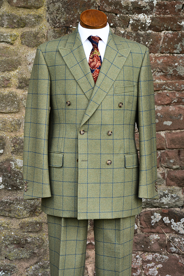 Double Breasted Grosvenor Tweed Suit